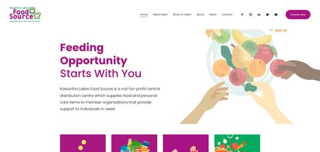 Kawartha Lakes Food Source Website Project