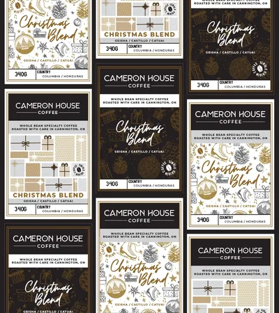 Cameron House, Coffee Labels