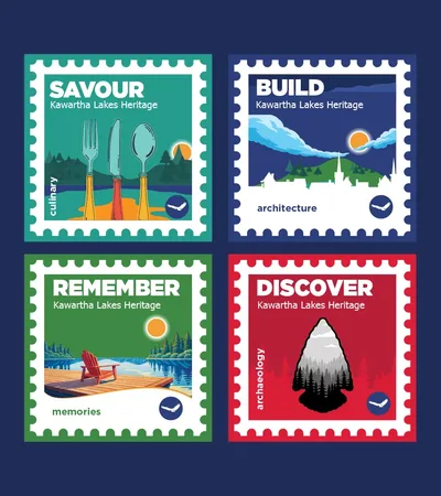 Kawartha Lakes Tourism, Stamp Design