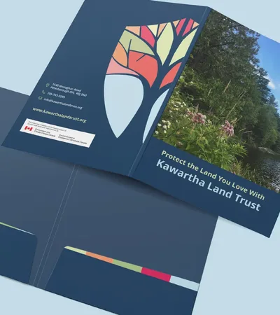 Kawartha Land Trust, Folder Design