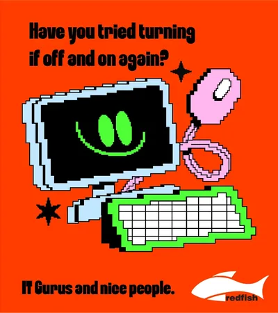 Red Fish Software, Newspaper Ad