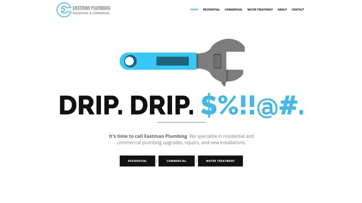 Eastman Plumbing website