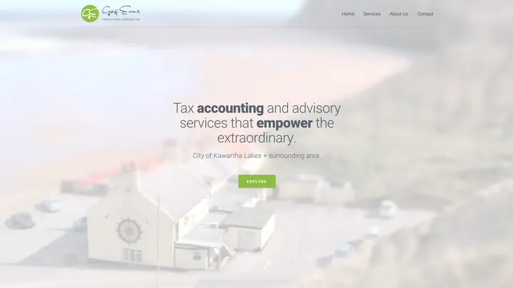 Greg Evans Accounting website