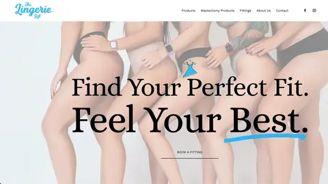 Lingerie Loft website
