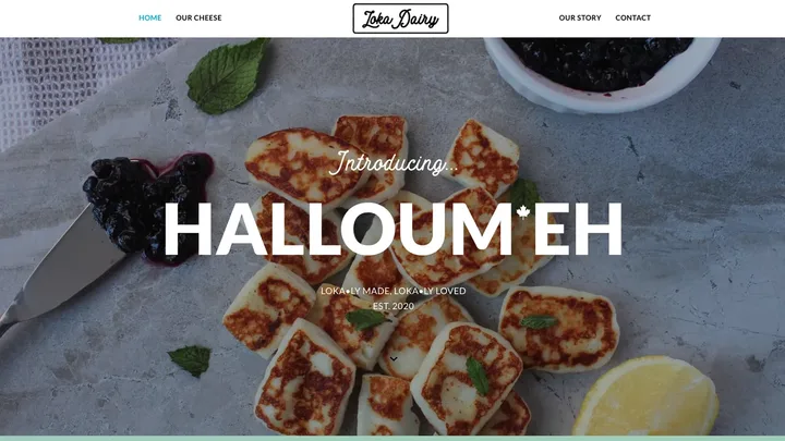 Loka Dairy website
