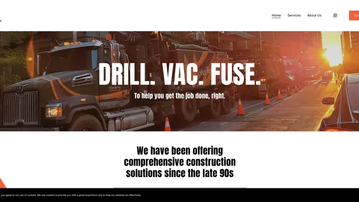 MarkerVac website