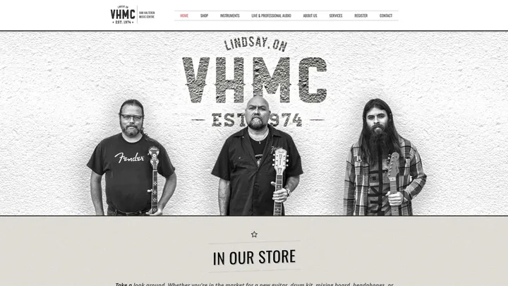 Van Halteren Music Centre website