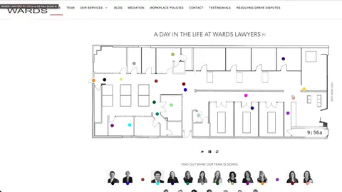 WARDS Lawyers website